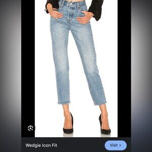 Levi’s Wedgie Icon fit ankle jeans